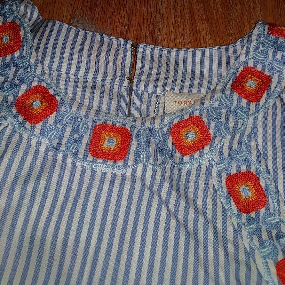 Tory Burch Leyla Tank Top Striped Blouse - Picture 3 of 7